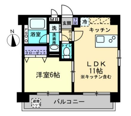 ミモザヒルズ南方　の間取り