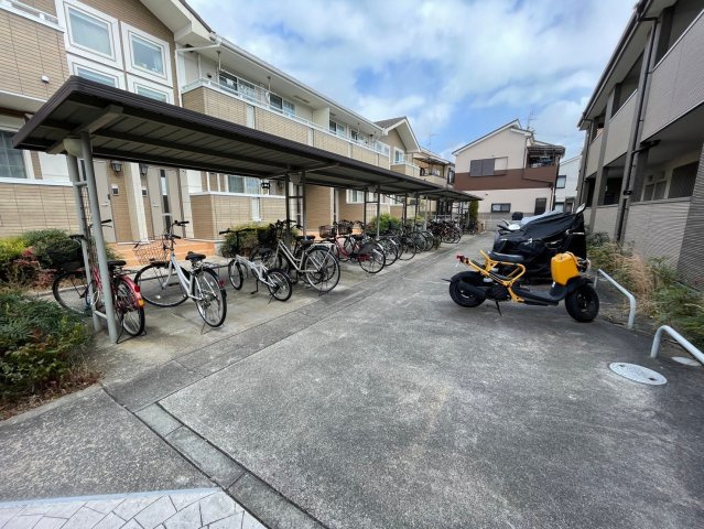 ソレイユⅠのその他共用部分|駐輪場です