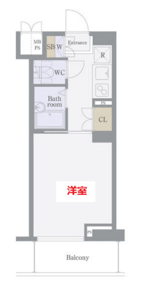 【間取り】 | ルーブル中延壱番館 | お部屋の間取りです。