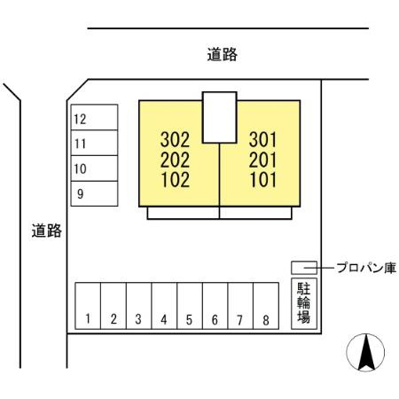 デルニエの区画図