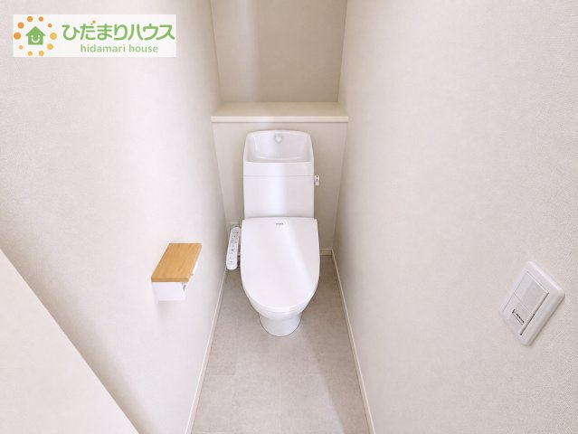 【トイレ】 | つくば市松代1丁目　中古戸建 | リフォーム交換済。CFも新しくしており気持ちよく新生活をスタートできます。