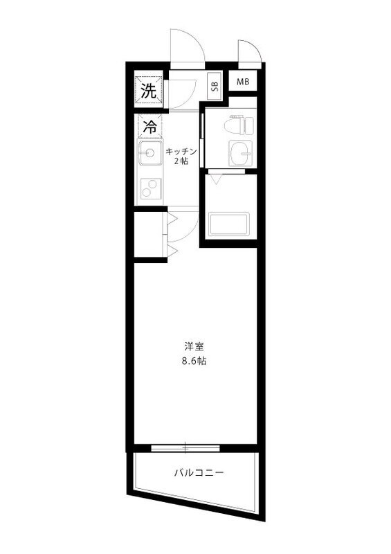 ファンファーレ調布の間取り
