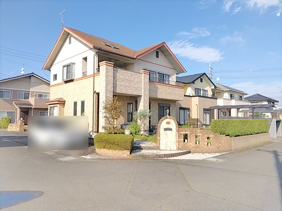 さくら市氏家・中古戸建の前面道路含む現地写真