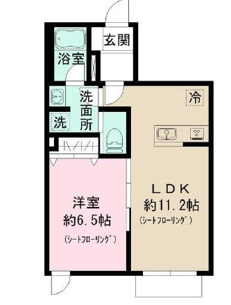 アヴェニール烏山の間取り|間取りです。
