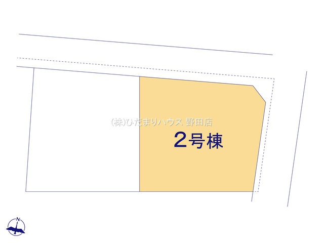 野田市第4中野台　新築戸建　2号棟の区画図|2号棟