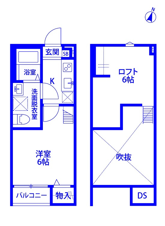CLOVERの間取り