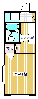コーポラスアビコの間取り
