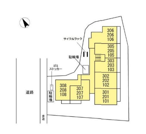 Chateau Avenirの区画図