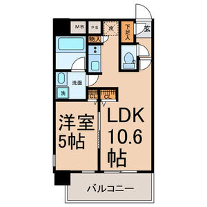 プレミアム浅間町の間取り