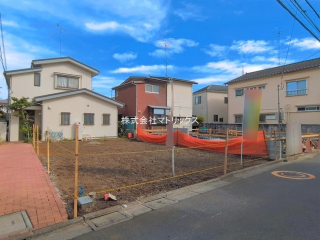 練馬区石神井台8丁目　建築条件なし×生活快適エリア　限定1区画の前面道路含む現地写真