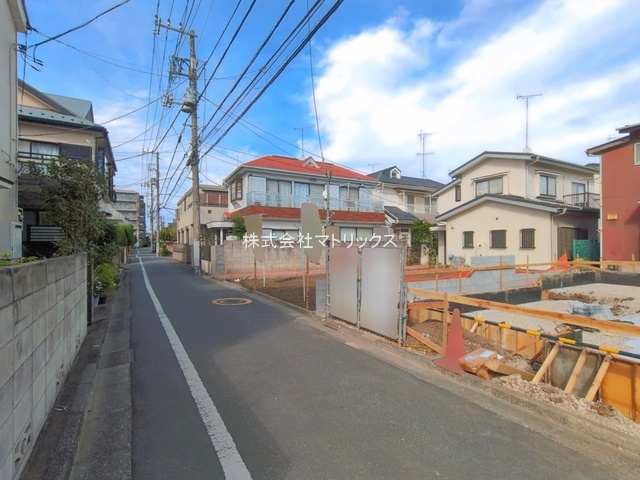 練馬区石神井台8丁目　建築条件なし×生活快適エリア　限定1区画の前面道路含む現地写真
