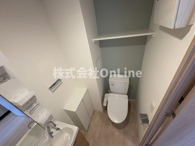 大阪市東成区深江南１丁目の賃貸マンションのトイレ