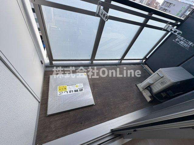 大阪市東成区深江南１丁目の賃貸マンションのバルコニー