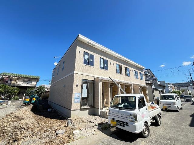フジハイツⅤの外観|建築現場