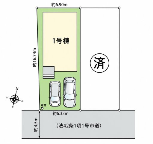 さいたま市奈良町　13期　新築一戸建て　01の区画図