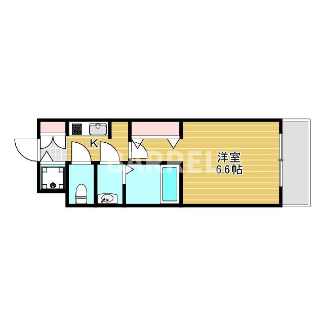 S-RESIDENCE上新庄beatの間取り