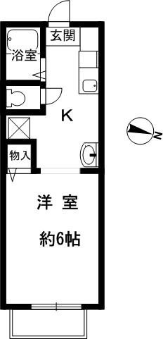 コーポ宮町の間取り