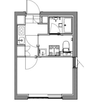 板橋区東新町１丁目の賃貸マンションの間取り