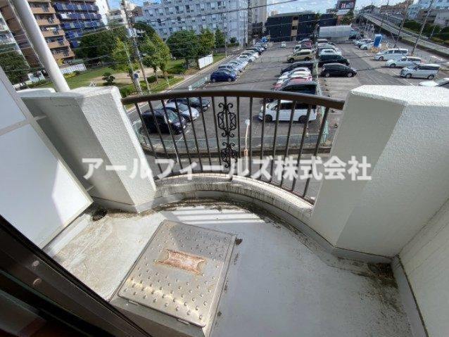 松戸市西馬橋幸町の賃貸マンションのバルコニー|日当たり良好バルコニー