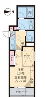 プチハウス大久保の間取り