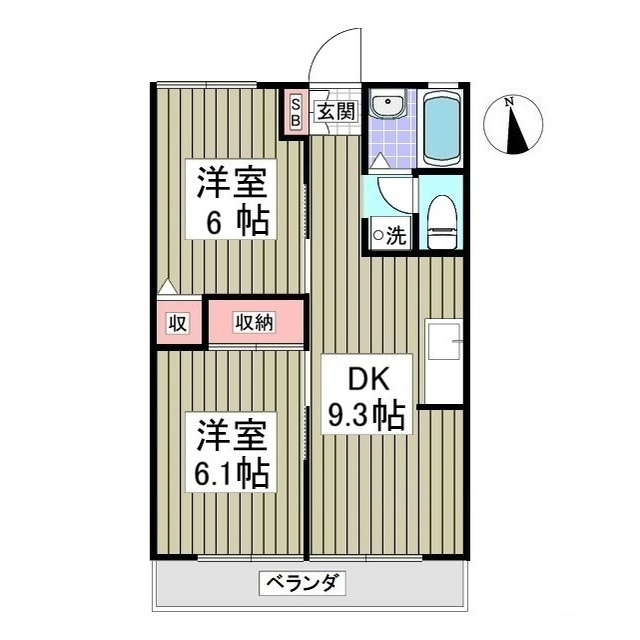 ファミール東松山の間取り