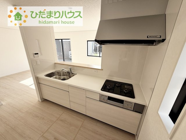 【キッチン】 | 土浦市神立町第9　新築戸建　4号棟 | 料理をしながらでも、ご家族との会話を楽しめる対面式キッチン♪