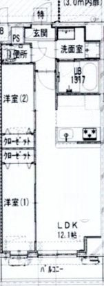 GENOVIA梅島の間取り|間取りです。