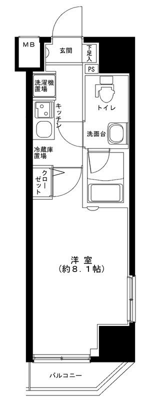 グランフォース綾瀬Ⅱの間取り|間取りです。