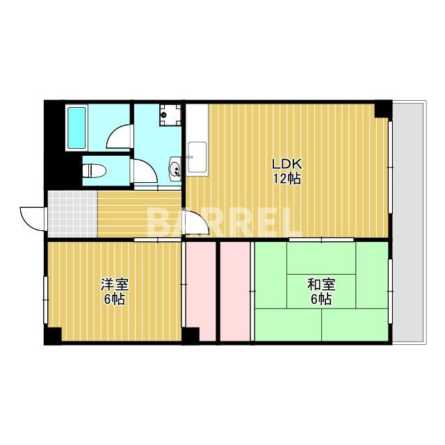 クリークレーン桃山台の間取り