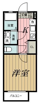 アフェット院内２の間取り