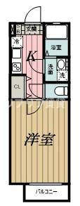 アフェット院内２の間取り
