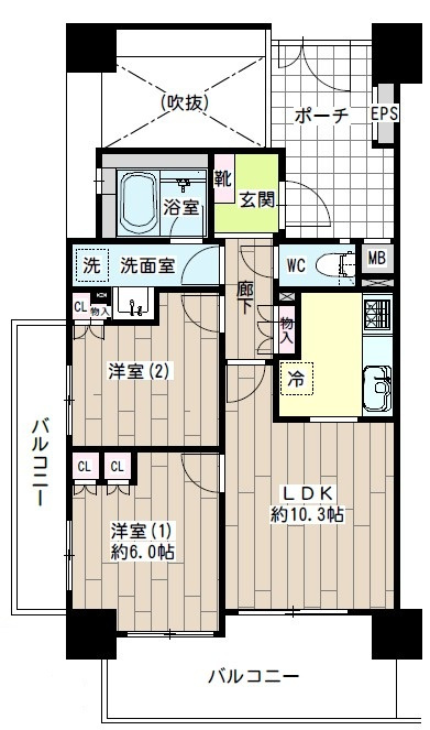 ナイスシティアリーナ新小岩の間取り|間取りです。
