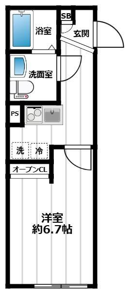 Ｌａｔｉａｓ日暮里の間取り