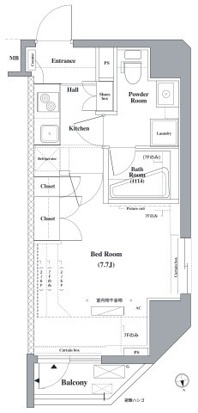 アクサス木場アジールコートの間取り