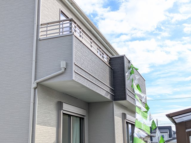 水戸市千波町420番　新築戸建て　B号棟　のバルコニー