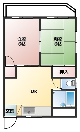 【間取り】 | 大桐小谷マンション