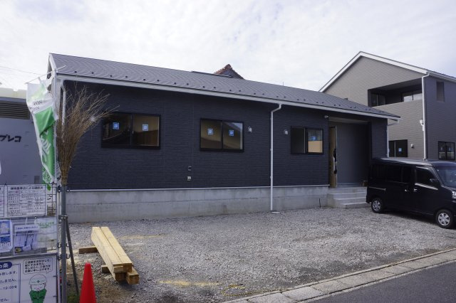 出雲市斐川町神氷第1　新築建売住宅　平屋建ての外観|令和8年10月23日撮影