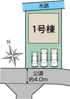 【区画図】 | 郡山市安積町荒井新築一戸建て1棟