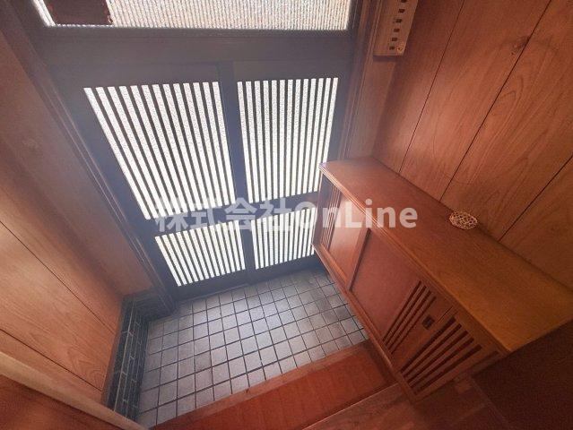 天王寺町南3丁目戸建の玄関
