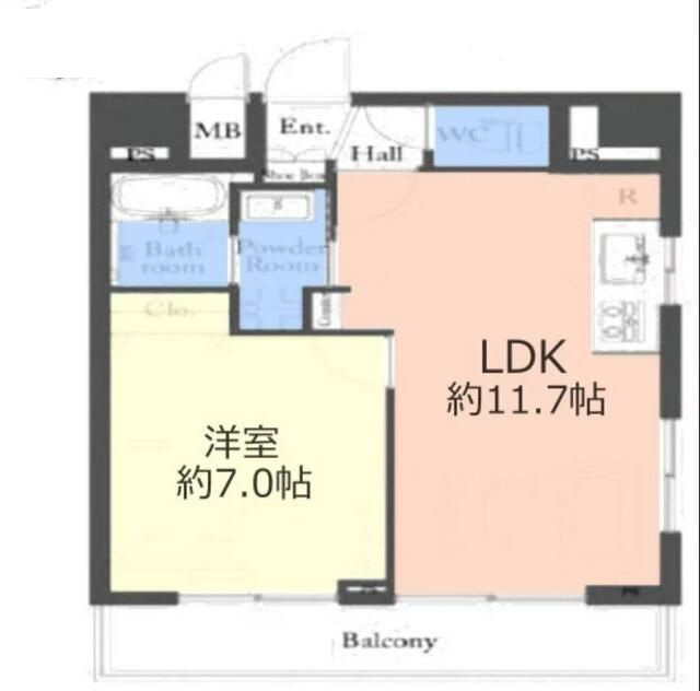 レジェンド大山の間取り|間取りです。