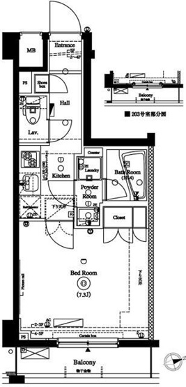 【間取り】 | ＡＸＡＳ大森西アジールコート | 間取図