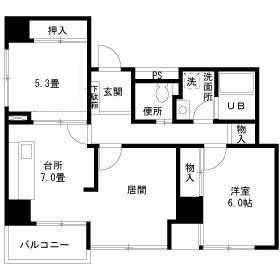 エクセル東陽の間取り|間取りです。