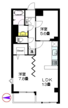 グランドゥールオークラの間取り