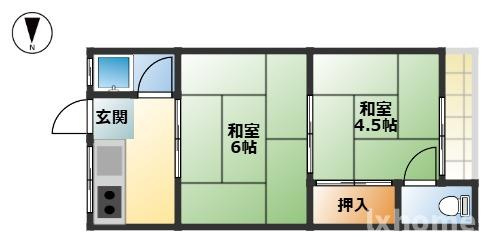 グリーンハイツの間取り