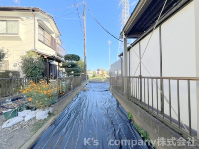 ■高座郡寒川町一之宮4丁目　建築条件なし　売地の外観|専用通路部分☆