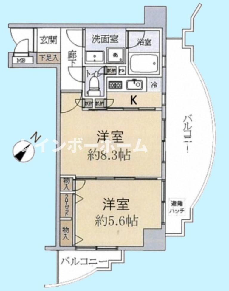 日神デュオステージ町田の間取り