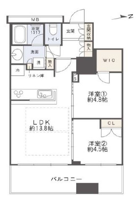 プレサンスレジェンド堺筋本町タワーの間取り|プレサンスレジェンド堺筋本町タワー　間取り