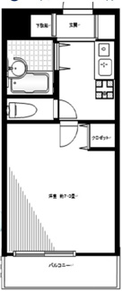 【間取り】 | 永谷ヒルプラザ六本木 | 間取りです。