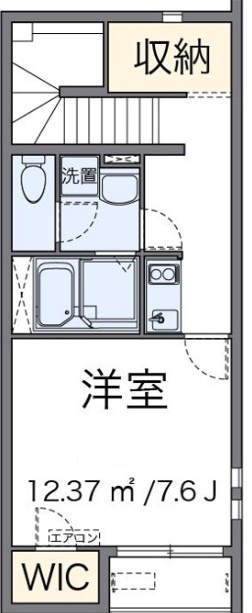 クレイノＮＳの間取り