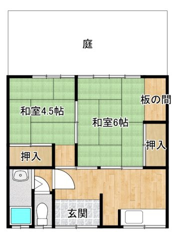 荒木平屋の間取り